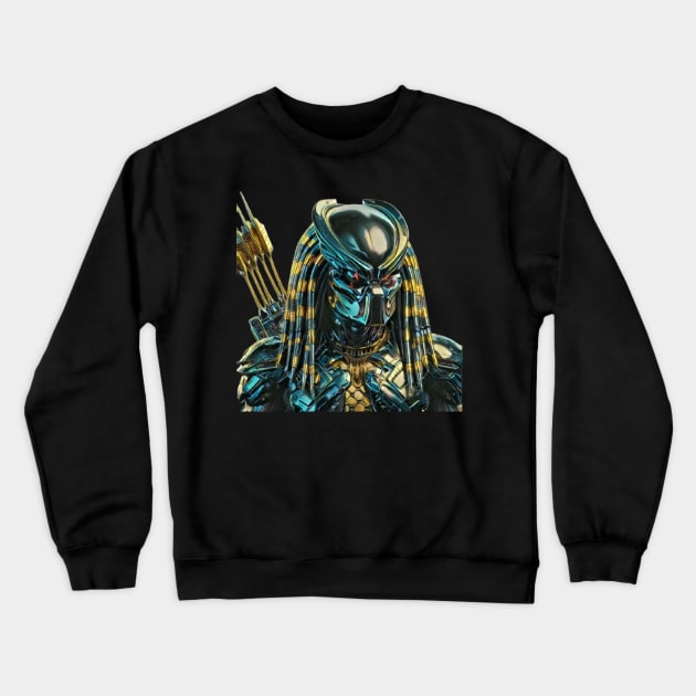 Green Armored Crewneck Sweatshirt by sonnycosmics